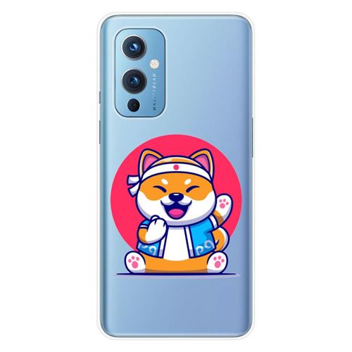 Coque en silicone imprimée compatible OnePlus 9 Shiba ninja