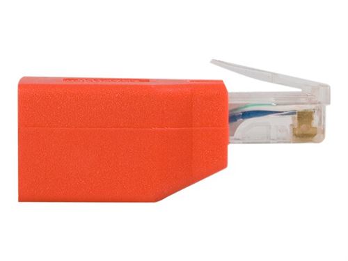 StarTech.com Gigabit Cat 6 Crossover Ethernet Adapter - adaptateur de câble inverseur - rouge