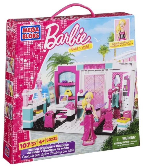 Megabloks - 80225u - jeu de construction - la boutique de prêt-à-porter - barbie