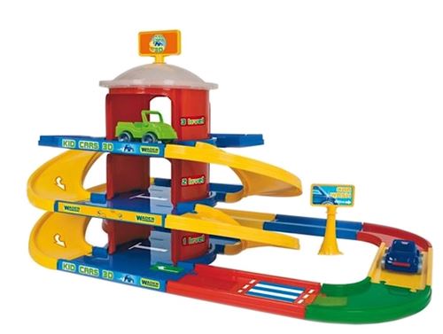 Wader Kids Cars 3D ensemble de jeu pour garage trois étages