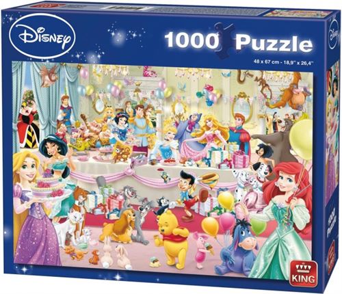 King Disney Joyeux anniversaire casse-tête de 1000 pièces