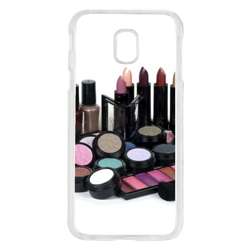Coque Maquillage Shopping Girl Compatible Galaxy J7 2017 Transparent