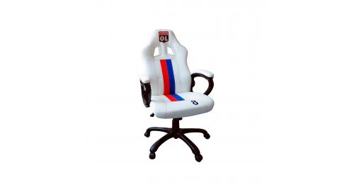 Siège gamer Subsonic Olympique Lyonnais Edition limitée N 8 Blanc
