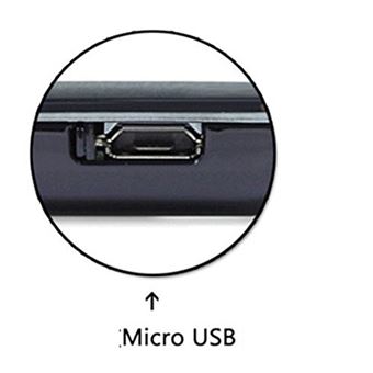 Câble Micro USB Blanc 1m Pour Huawei Y7 2018 - Marque Novago, Neuf Sous Blister