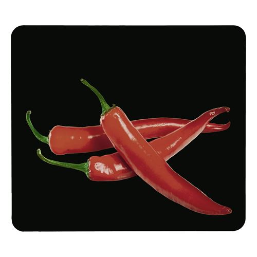 Wenko - Protège-plaque vitrocéramique Peperoni - L. 50 x l. 56 cm - Noir - Peperoni - Noir