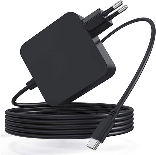 4 55 Sur New Pow 65w Usb C Chargeur Adaptateur Secteur Pour Hp Dell Lenovo Thinkpad Google Pixel Huawei Matebook Xiaomi Lg Htc Asus Chromebook Zenpad Acer Chromebook Macbook 2016 2017 2018 Usb C Alimentation Chargeur