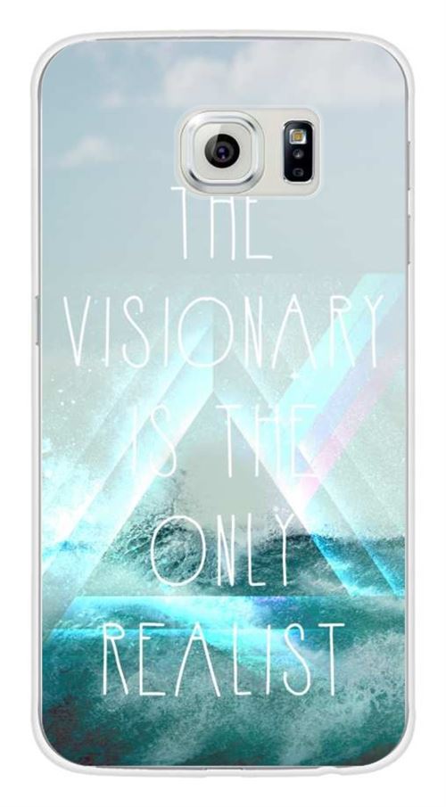 Coque en silicone imprimée compatible Samsung Galaxy S6 Visionary