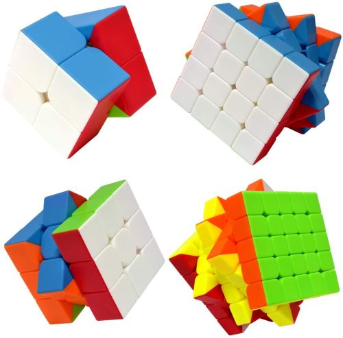 HJXDtech® Little-Magic 3x3x3 Cube de Vitesse 55mm Noir Cube Magique Smoothly Rapide Twsit Puzzle Cube pour la Concurrence 