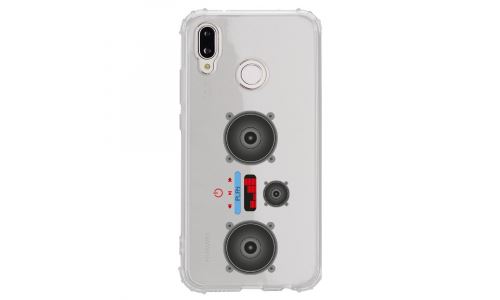 Coque souple pour Huawei P20 Lite avec impression Motifs lecteur MP3