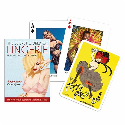 Jeu de 55 cartes LINGERIE PIATNIK Multicolore