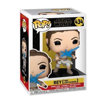 Figurine Funko Pop Star Wars Episode 9 Rey with 2 Light Sabers