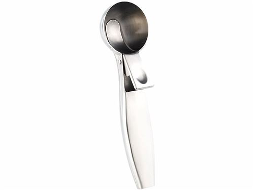Rosenstein & Söhne : Cuillère à glace avec bouton poussoir