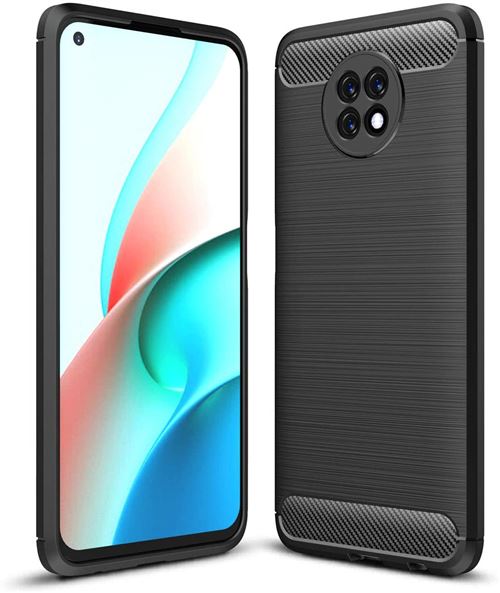 Coque brossée noire pour Xiaomi Redmi Note 9T 5G Carbon Fiber Antichoc XEPTIO