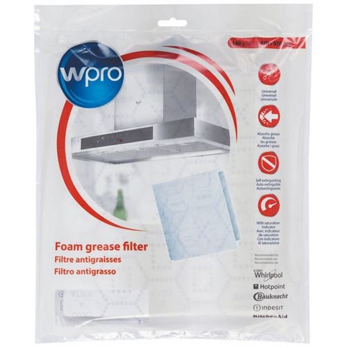Filtre graisse papier 97x47 a decouper pour Hotte Bauknecht, Hotte Ariston, Hotte Indesit, Hotte Candy, Hotte Zanussi, Hotte Wpro, Hotte Whirlpool, Ho