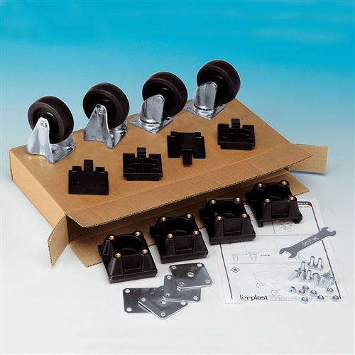 Meilleurs prix pour Roues pour porte-chiens ATLAS PROFESSIONAL CLASSIC chiens Ferplast L388 KIT 4 WHEELS