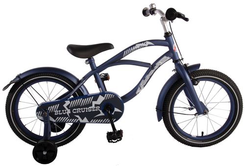 Volare Blue Cruiser 16 pouces 25,4 cm Garçon Frein à rétropédalage Bleu mat