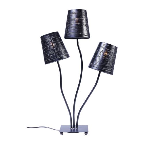 Lampe de table Flexible noir Trois Kare Design