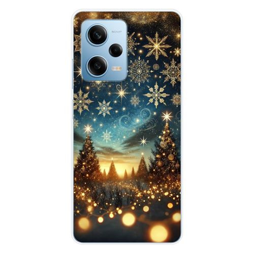 Coque en silicone imprimée compatible Xiaomi Redmi Note 12 Pro 5G Poco X5 Pro NO Magie de Noël