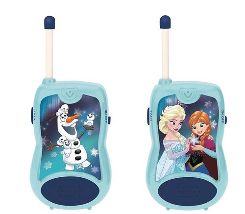 LEXIBOOK Talkie-walkie enfant Disney La reine des neiges portée 2 km clip  lot de 2