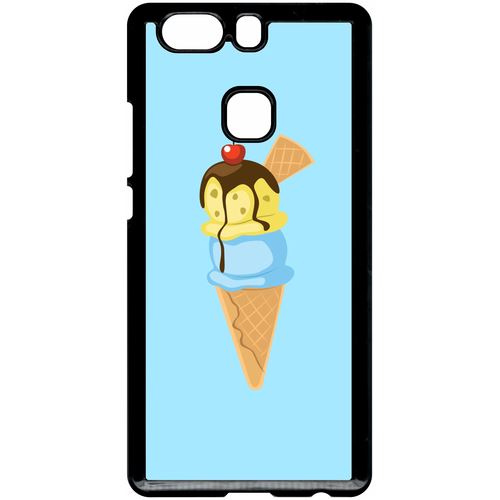 Coque Huawei P9+ Plus Glace Cornet Bleu