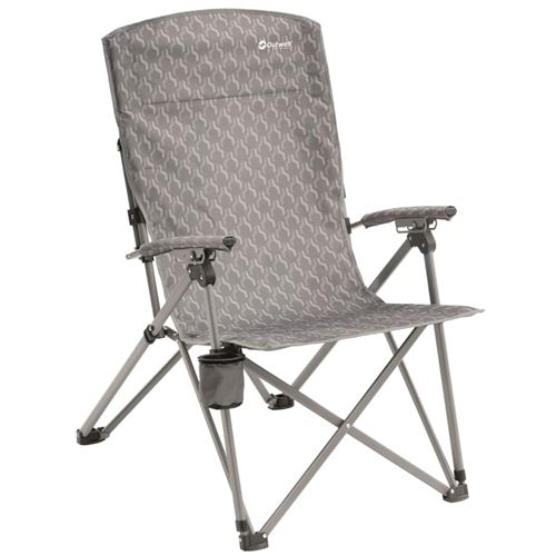 Outwell Chaise pliante Harber Hills Argenté 60 x 85 x 108 cm 470267