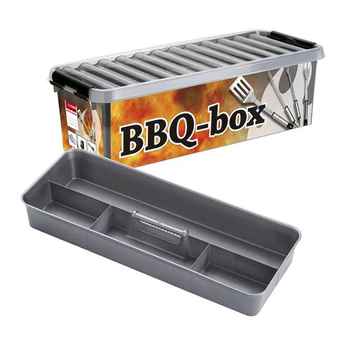 Sunware - Boite Q-line BBQ-Box avec insert compartimenté
