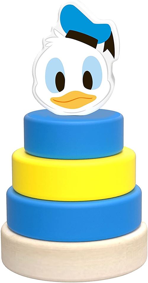 Disney tour d'empilage Donald Duck junior 10 cm en bois 5 pièces
