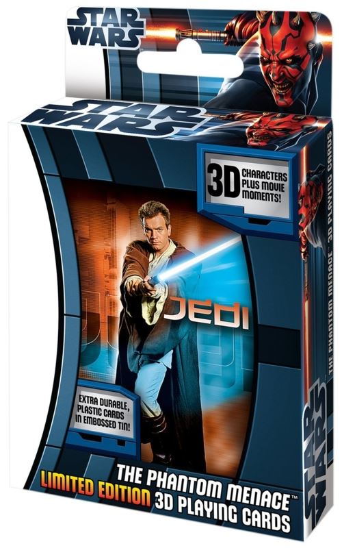 Jeu de cartes à jouer 3D Star Wars Episode I : la Menace Fantôme