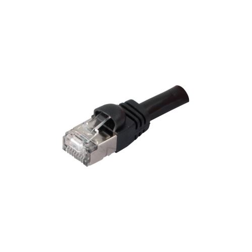 Cordon RJ45 VoIP catégorie 6 S/FTP snagless noir - 2 m
