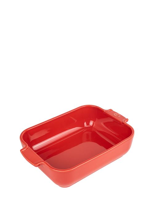 Peugeot - Plat four céramique rectangle rouge 25 cm - 10'