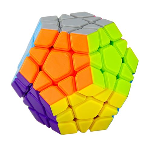 Megaminx Cube magique Casse-tête Vitesse Puzzle Cubes Jouets Pour Enfants-multicolore