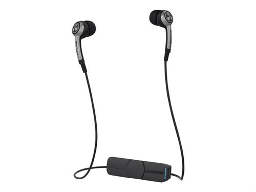 ifrogz Plugz Wireless - In-ear hoofdtelefoons - inwendig - Bluetooth - draadloos - zilver
