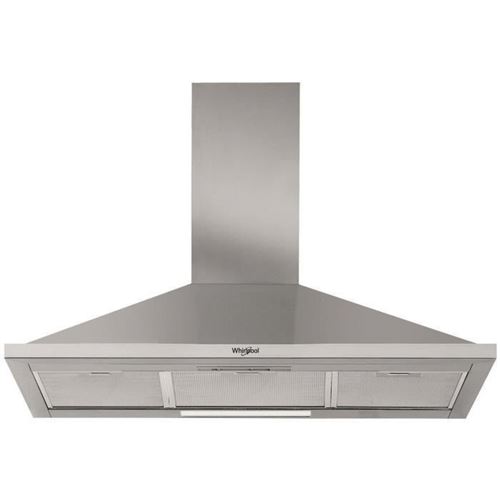 whirlpool - akr916ix/2 - hotte déco 90 cm pyramide - inox