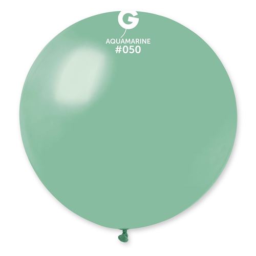 ballon géant rond bio 80cm vert d'eau - 329872