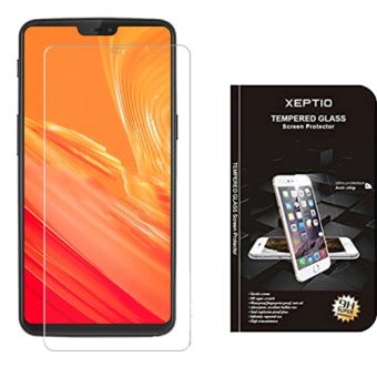 Protection Écran Verre Trempé 9H Pour OnePlus 6 - 1 Film Ultra-Résistant - Neuf