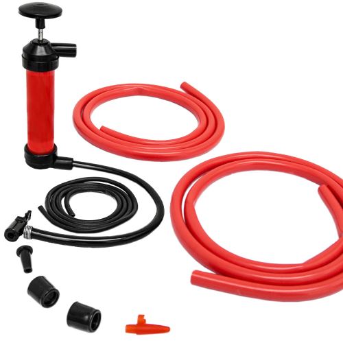 Pompe à main multifonctionnelle pour Gonfler / Aspirer air et liquides pour Vider Transférer ess