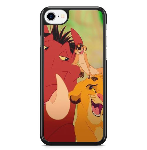 Coque Fifrelin Noire pour iPhone 11 PRO Simba Timon Pumba Disney