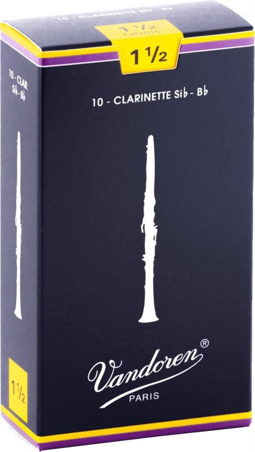 Vandoren - Anches de clarinette sib vandoren traditionnelles 1.5 - cr1015