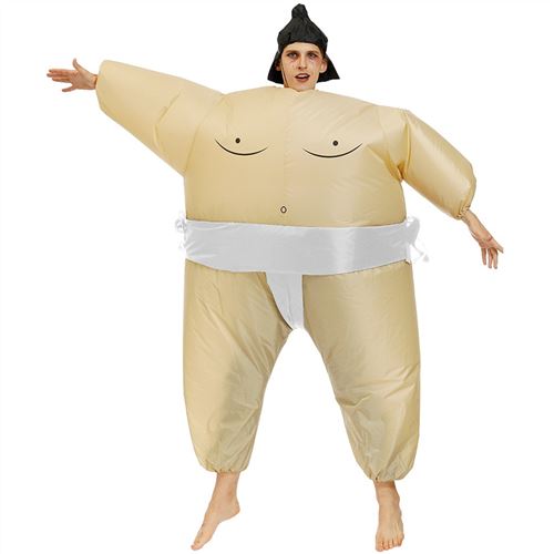 Costume gonflable de lutteur Sumo géant pour enfants