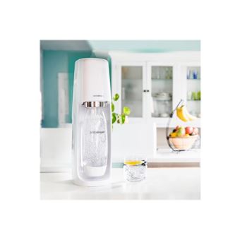 Machine à soda et eau gazeuse Sodastream Spirit Blanc avec Coffret Découverte Pepsi