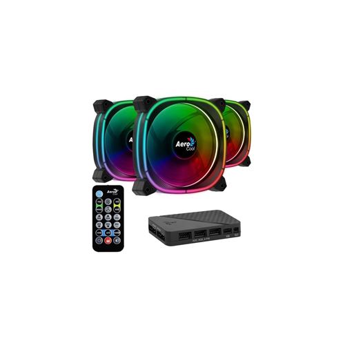 Ventillateur Aerocool Astro 12 Pro Ø 12 cm 1000 rpm RGB LED