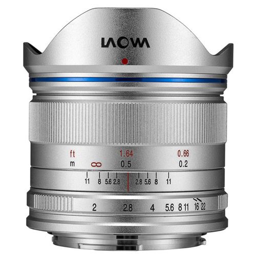 Laowa objectif 7,5mm f2 mft (4/3) - standard argent