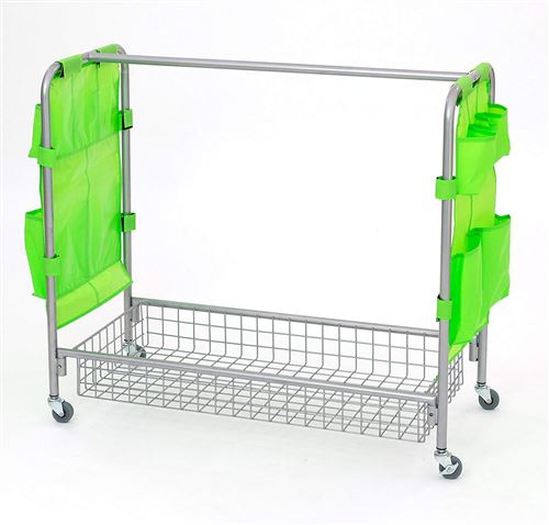 betzold BritishBins Porte-manteau, avec poches de rangement kindgerechte Hauteur 86 cm,
