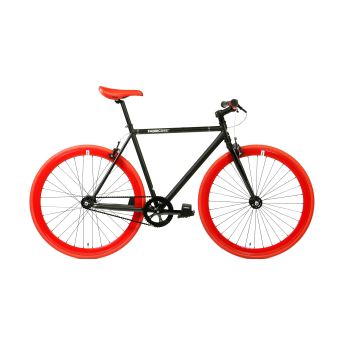 Vélo Fixie FabricBike Original 28, Fixed Gear, Hi-Ten Acier, Black & Red 2.0 S-50cm - 1