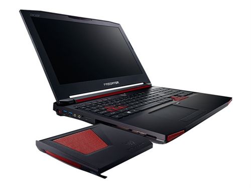 Acer Predator 15 G9-591-7029 - Intel Core i7 - 6700HQ / jusqu'&agrave; 3.5 GHz - Win 10 Familiale 64 bits - GF GTX 980M - 8 Go RAM - 128 Go SSD x 2 + 1 To HDD - DVD SuperMulti - 15.6""