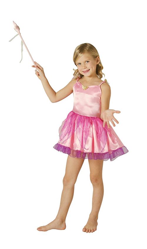 César - F099-002 - Costume - Déguisement Fée - Rose - 5/7 Ans