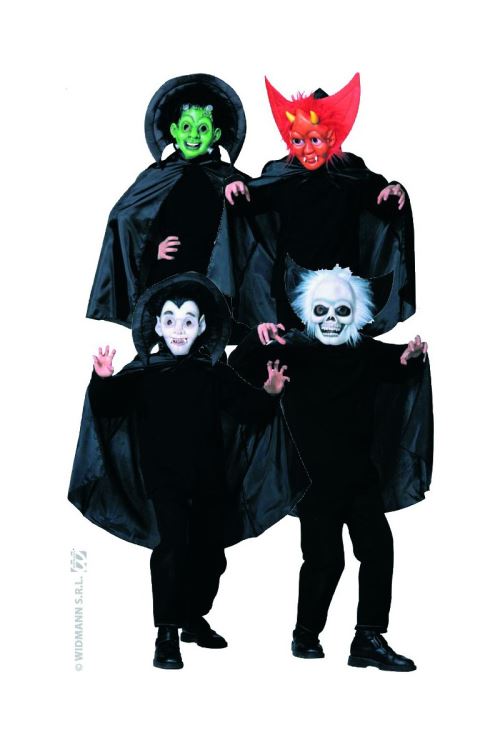 Masque enfant avec cape et col assorti