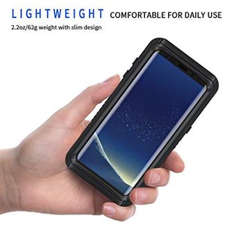 Lanhiem Coque Étanche Galaxy S8, [IP68 Imperméable] [Antichoc