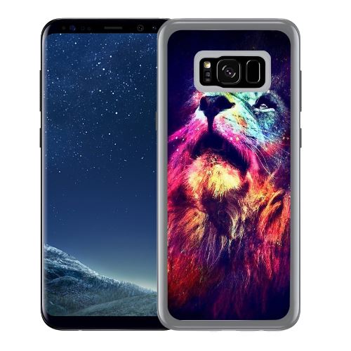 Coque pour Samsung Galaxy S8 lion galaxie