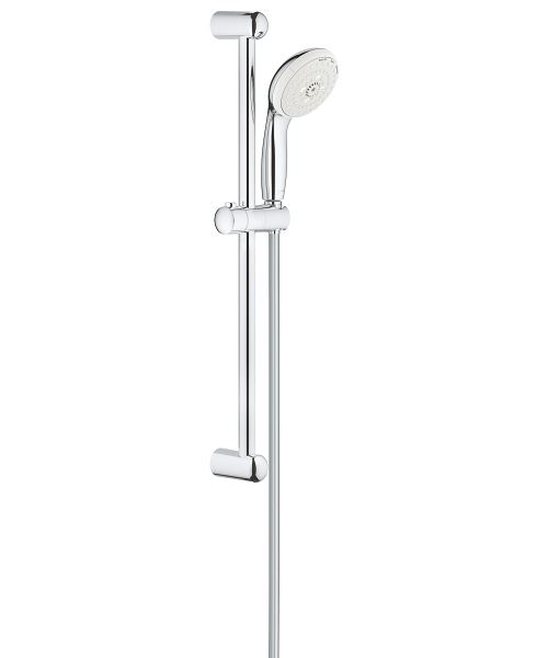 Ensemble de douche TEMPESTA 100 - Couleur : chromé / blanc
